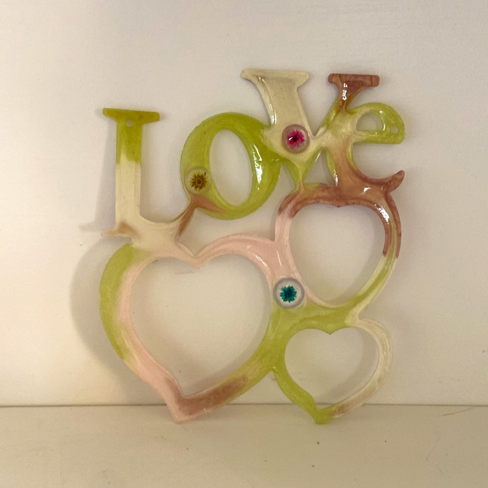 LOVE photo frame Handcrafted